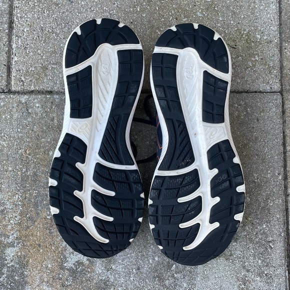 ASICS Men’s Gel-Contend 8 Running Shoe / Athletic Shoe - Grey / White / Orange - Picture 9 of 12